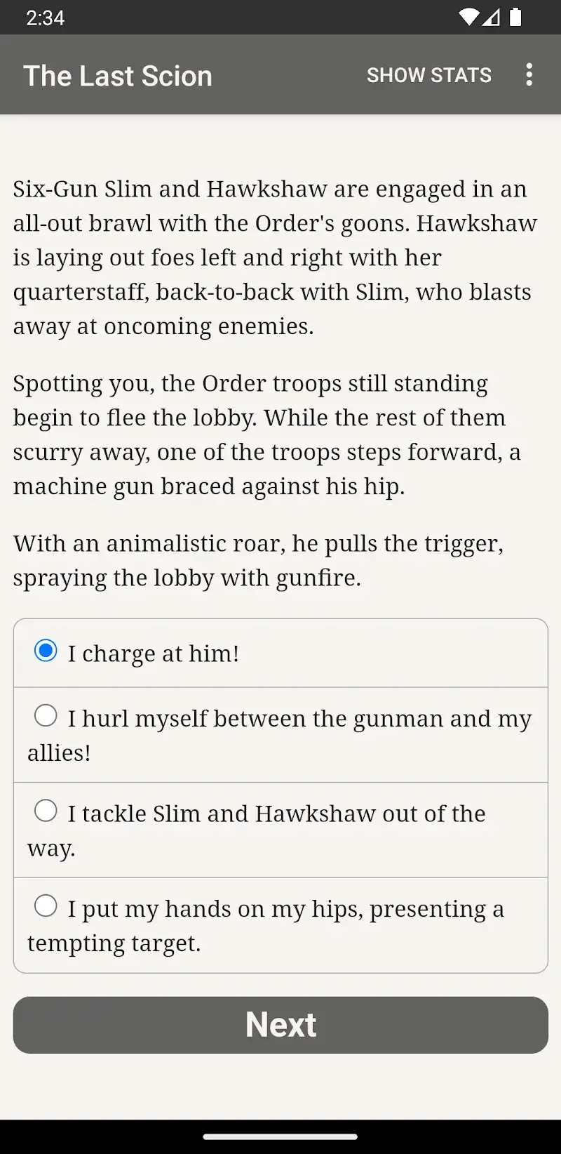 The Last Scion - screenshot 1