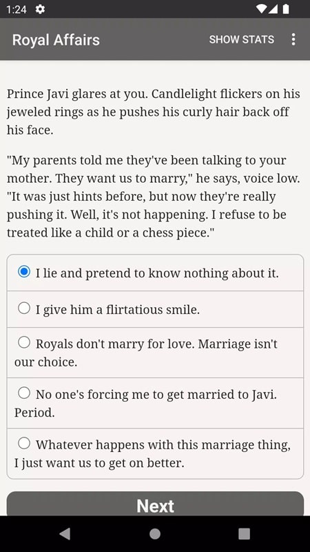 Royal Affairs APK 1.3.13 (Latest) for Android - screenshot 2