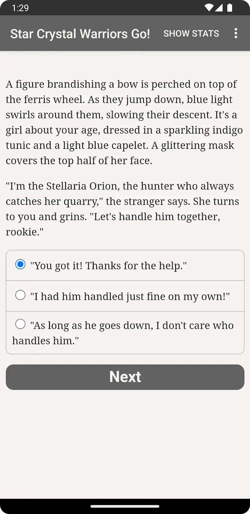 Star Crystal Warriors Go! - screenshot 4