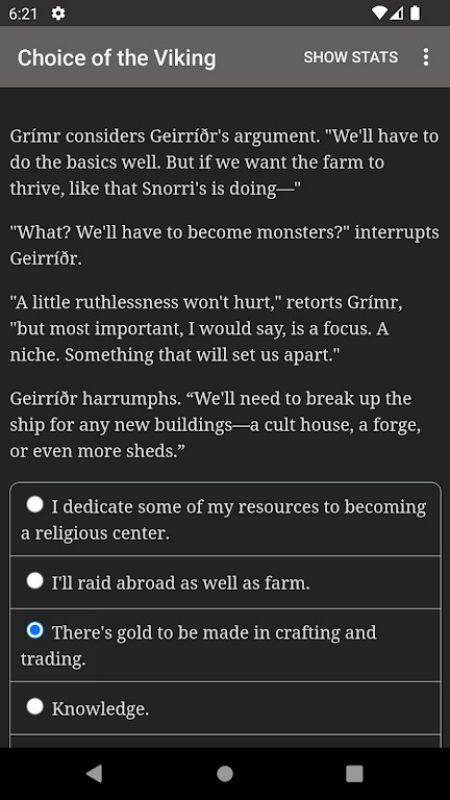 Choice of the Viking APK - screenshot 2