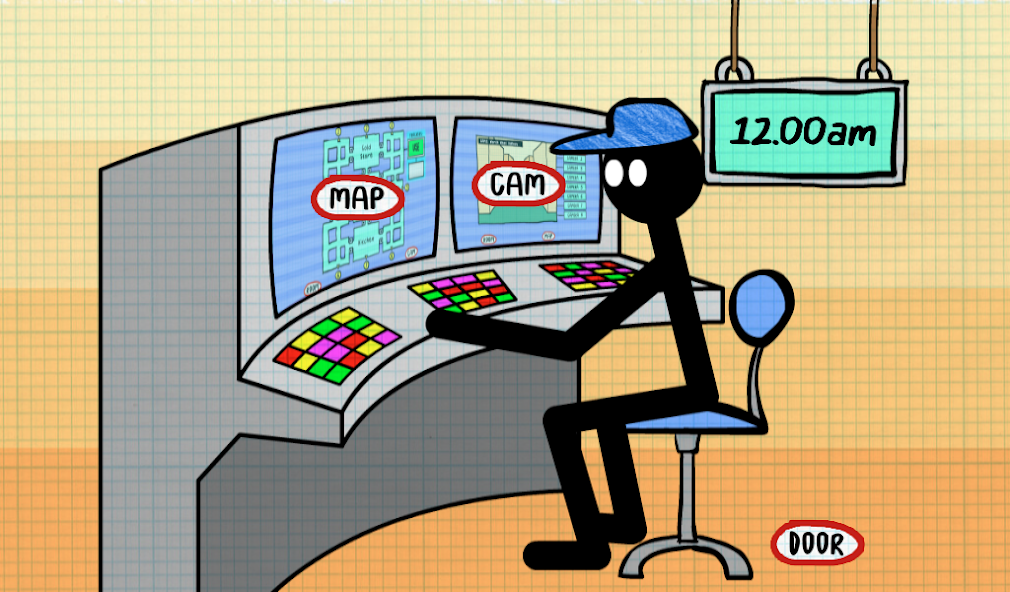 Stickman Five Nights Survive - screenshot 1