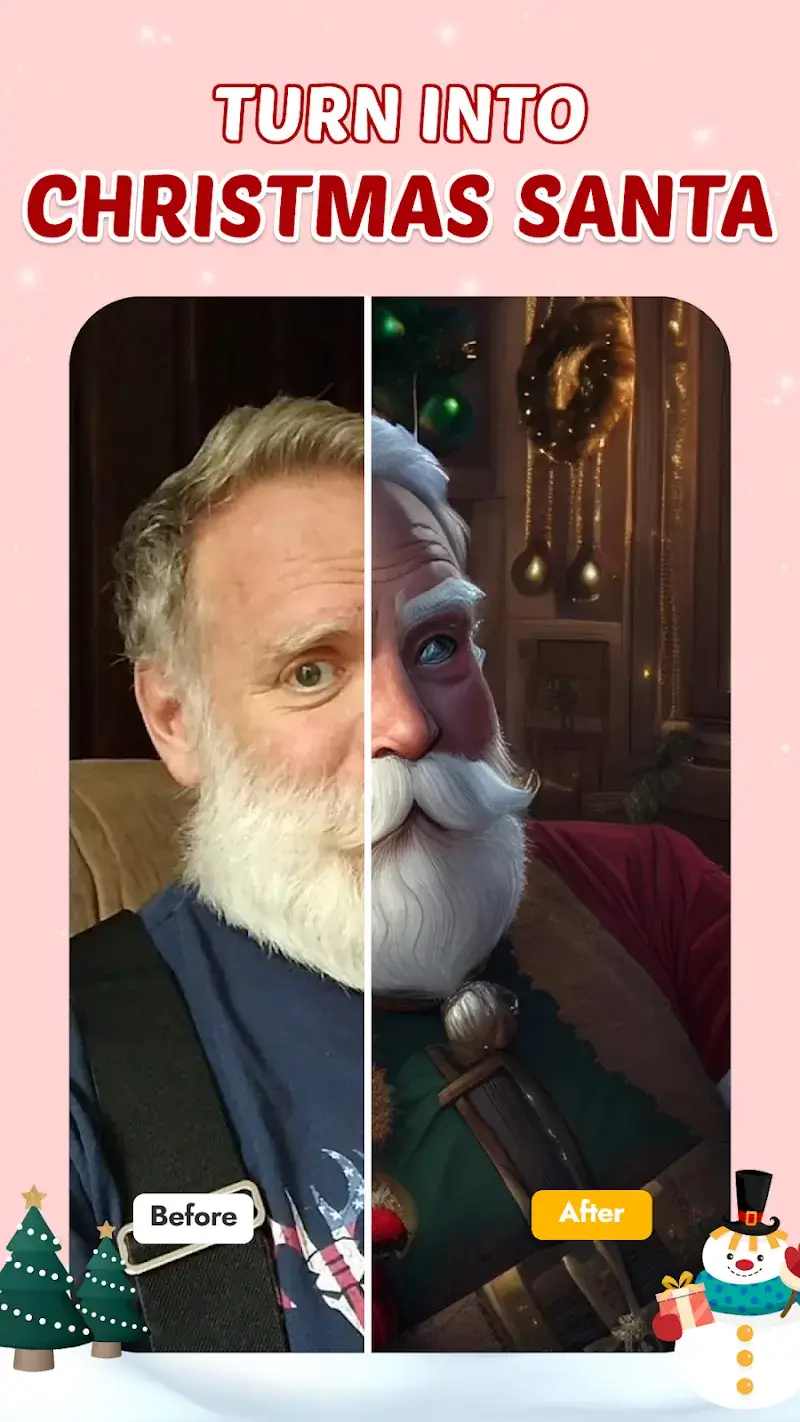 XmasAI Makeup Filter App - screenshot 3