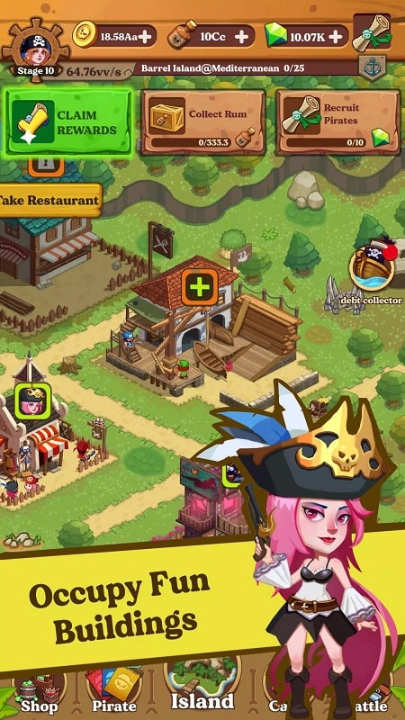 Idle Pirate – Endless Treasure APK - screenshot 1