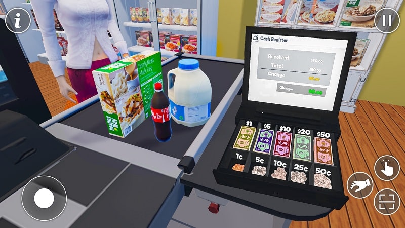 Supermarket Cashier Games 3D APK - screenshot 2