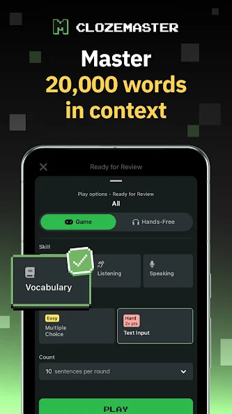 Clozemaster: learn words easy - screenshot 3