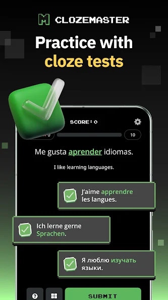 Clozemaster: learn words easy - screenshot 4