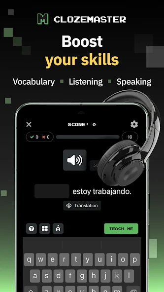 Clozemaster: learn words easy - screenshot 5