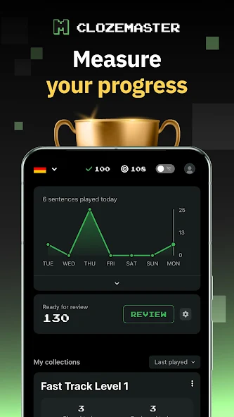 Clozemaster: learn words easy - screenshot 6