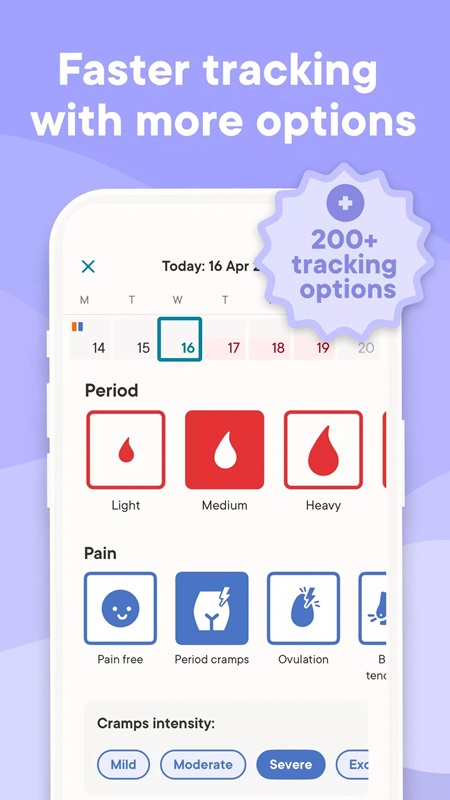 Clue Cycle & Period Tracker APK - screenshot 3