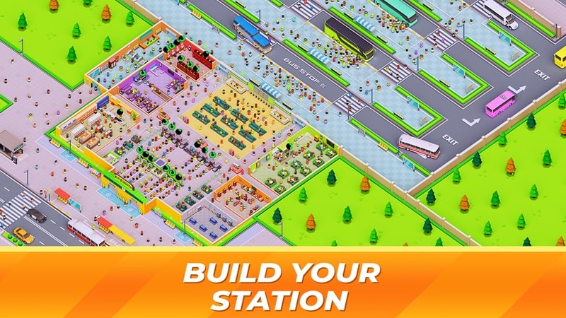 Idle Bus Station APK - screenshot 1