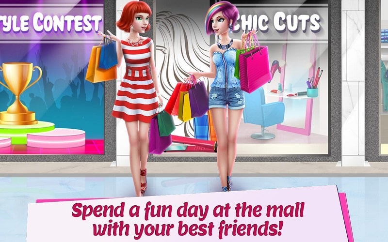 Shopping Mall Girl - Dress Up & Style Game - screenshot 1