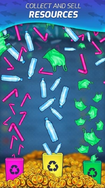 Idle Ocean Cleaner Eco Tycoon APK - screenshot 3