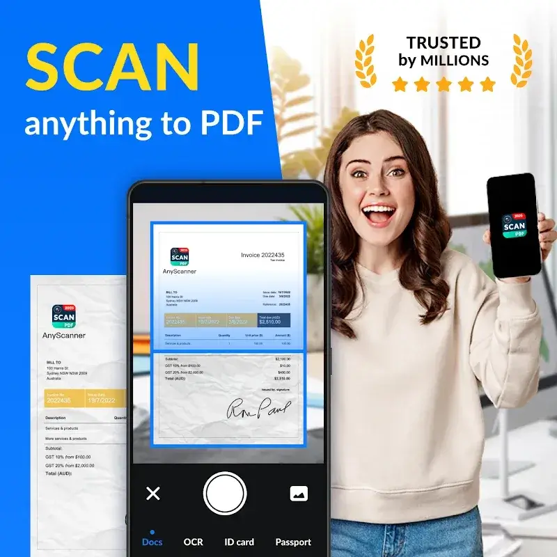 Scanner+ App Scan Docs to PDF - screenshot 1