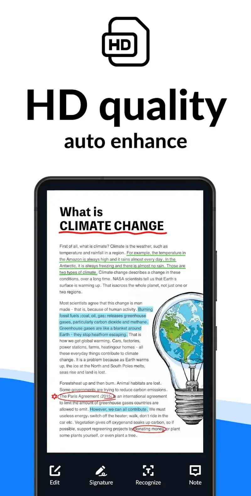 Scanner+ App Scan Docs to PDF - screenshot 3