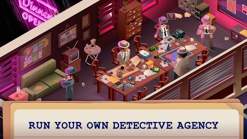 Idle Crime Detective Tycoon APK - screenshot 1