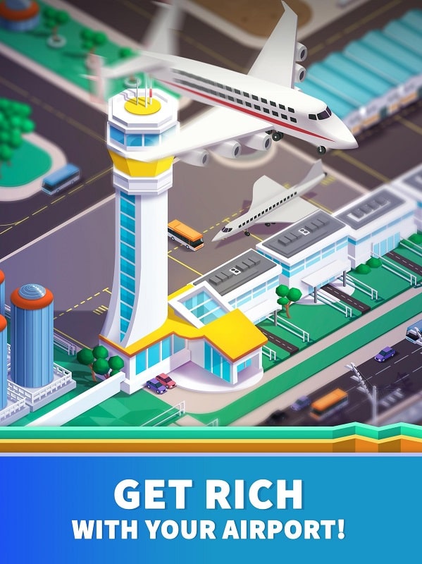 Idle Airport Tycoon APK - screenshot 1