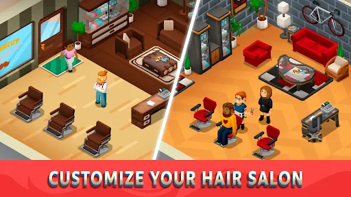 Idle Barber Shop Tycoon - screenshot 4