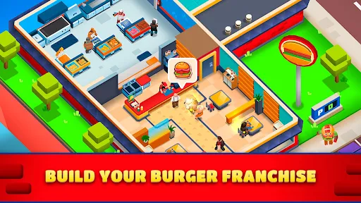 Idle Burger Empire Tycoon - screenshot 1
