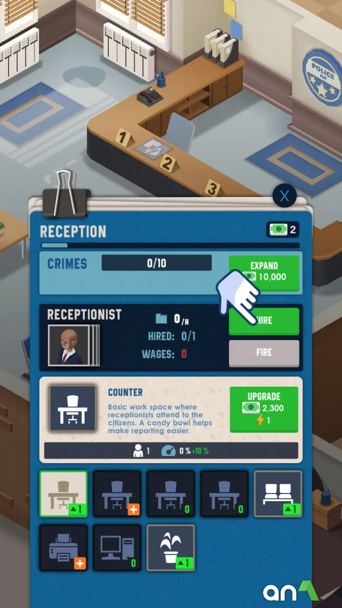 Idle Police Tycoon - screenshot 2