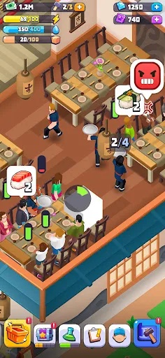 Sushi Empire Tycoon APK 1.0.8 [Full Game] for Android - screenshot 2