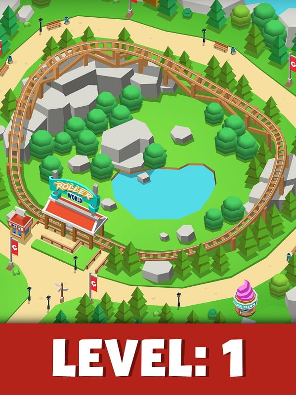 Idle Theme Park Tycoon APK - screenshot 1