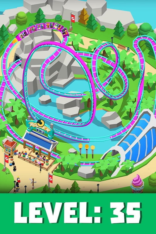 Idle Theme Park Tycoon APK - screenshot 2