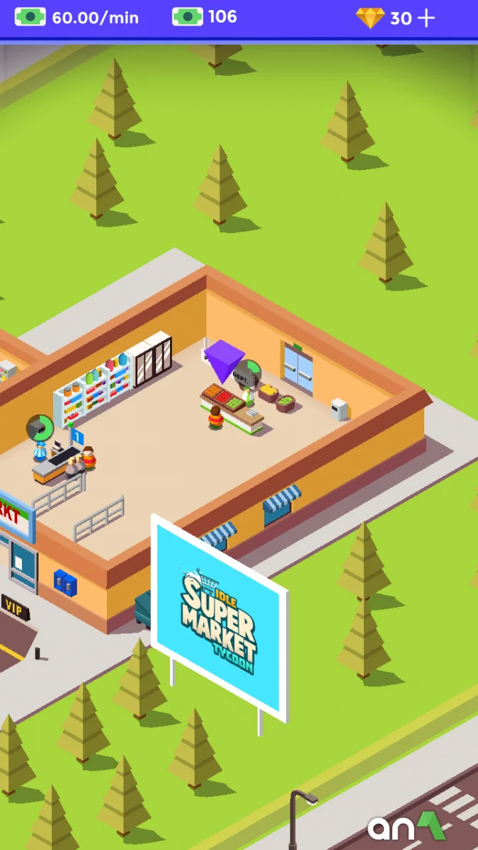 Idle Supermarket Tycoon - screenshot 2