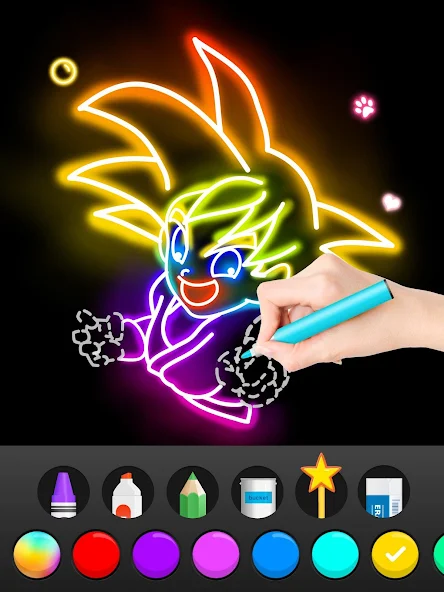 Draw Glow Comics - screenshot 15