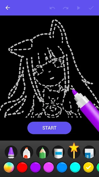 Draw Glow Comics - screenshot 2