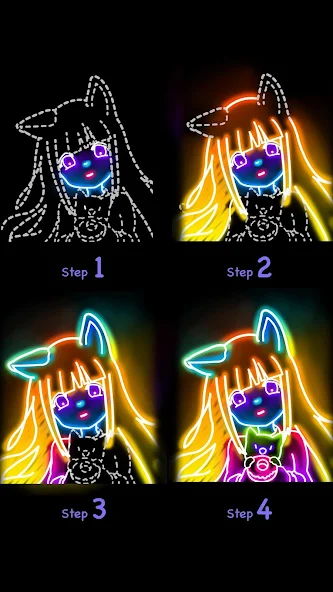 Draw Glow Comics - screenshot 4