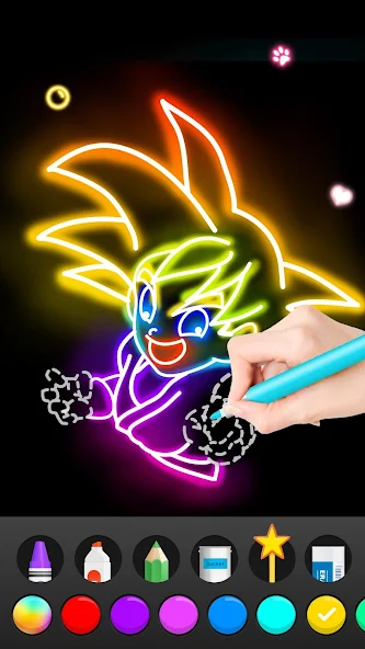 Draw Glow Comics - screenshot 8