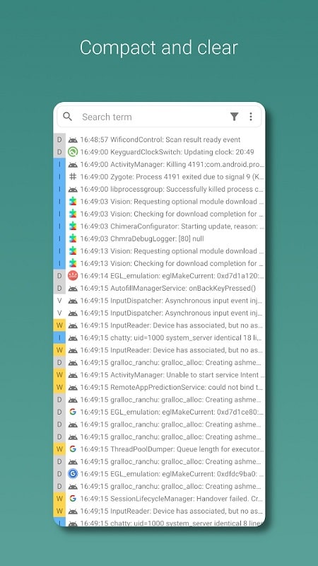 Logcat Reader Professional APK - screenshot 2