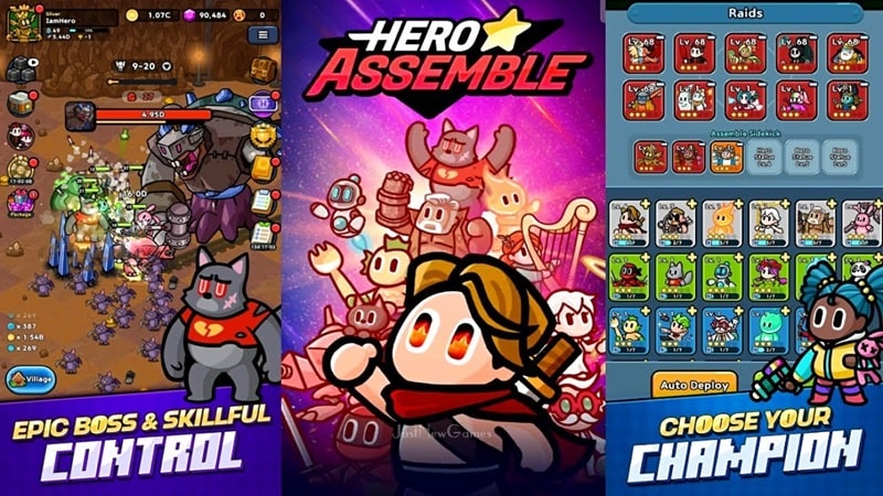 Hero Assemble Epic Idle RPG APK MOD APK icon