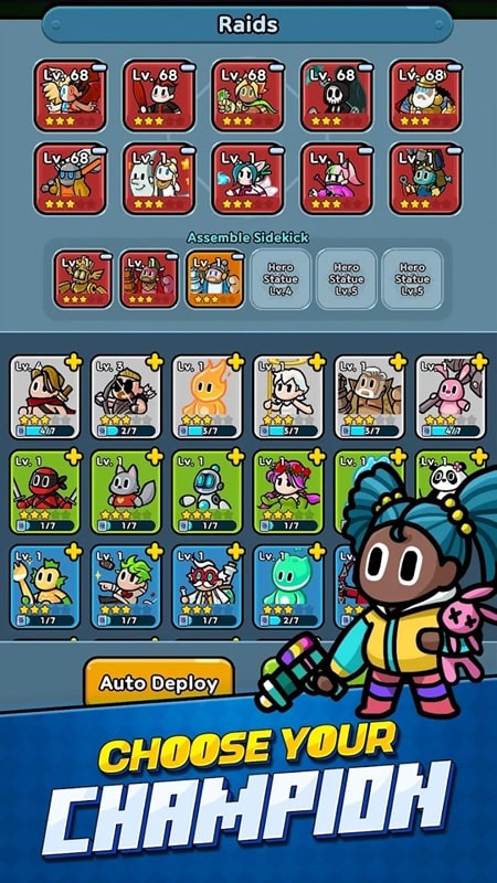 Hero Assemble Epic Idle RPG APK - screenshot 3