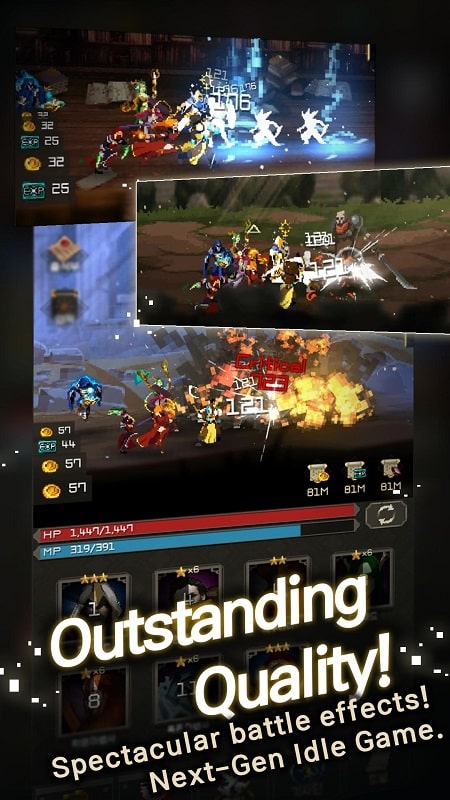 Unknown Heroes Idle APK - screenshot 2