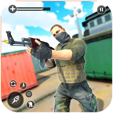 Counter Terrorist Strike - Commando Shooting Game MOD APK icon