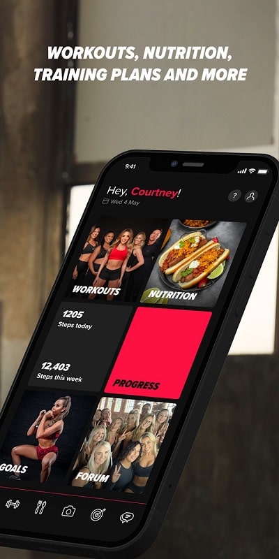 Courtney Black Fitness APK - screenshot 1