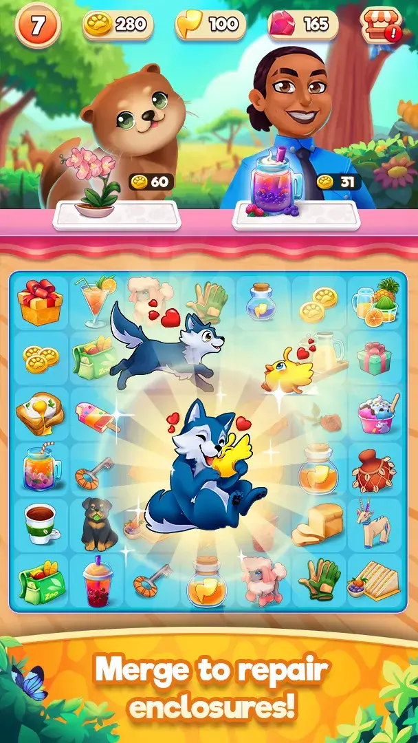 Zoo Merge - screenshot 1