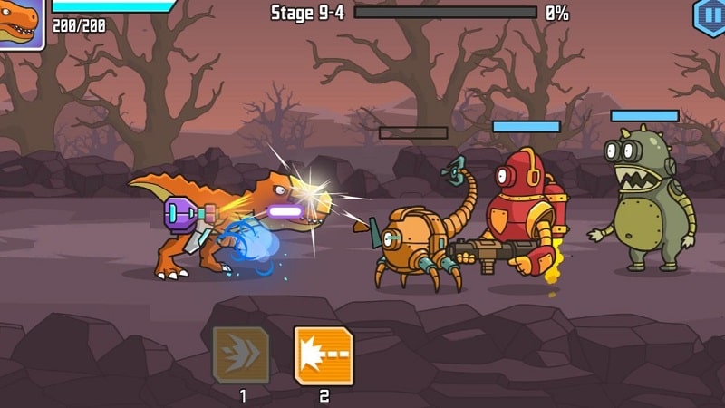 CyberDino T-Rex vs Robots APK - screenshot 1