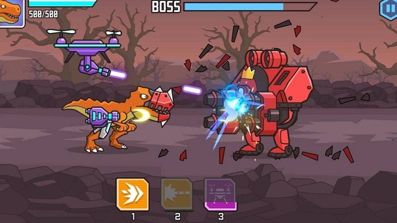 CyberDino T-Rex vs Robots APK - screenshot 5