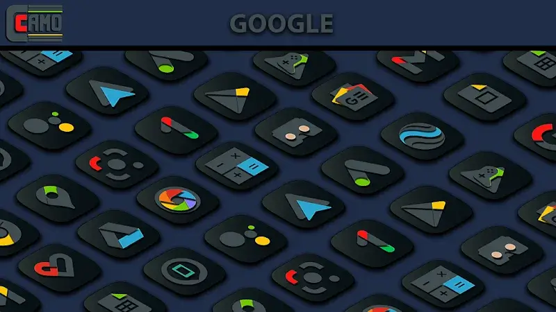 Camo Dark Icon Pack - screenshot 2