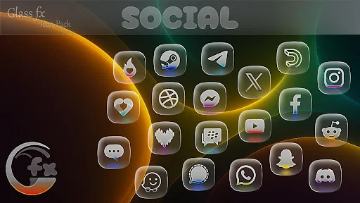 Glass FX Icon Pack - screenshot 4
