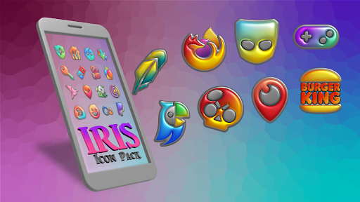 Iris Light Flat 3D Icon Pack - screenshot 4