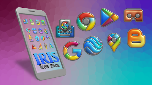 Iris Light Flat 3D Icon Pack - screenshot 6
