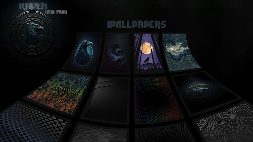 Raven Dark Icon Pack - screenshot 5