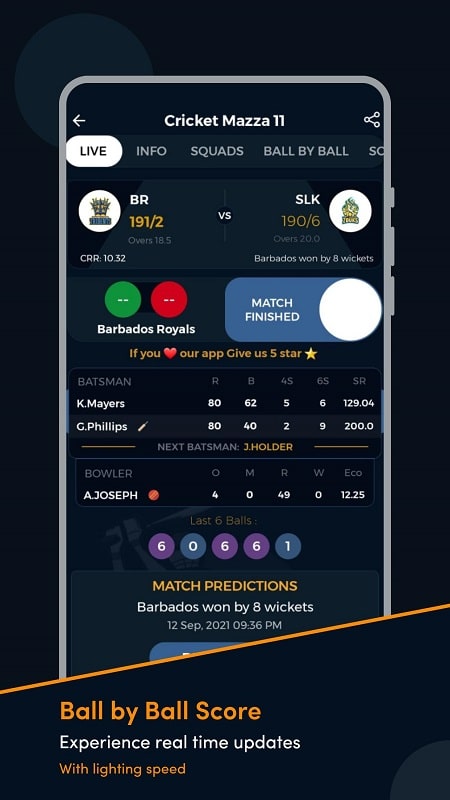 Cricket Mazza 11 Live Line APK - screenshot 3