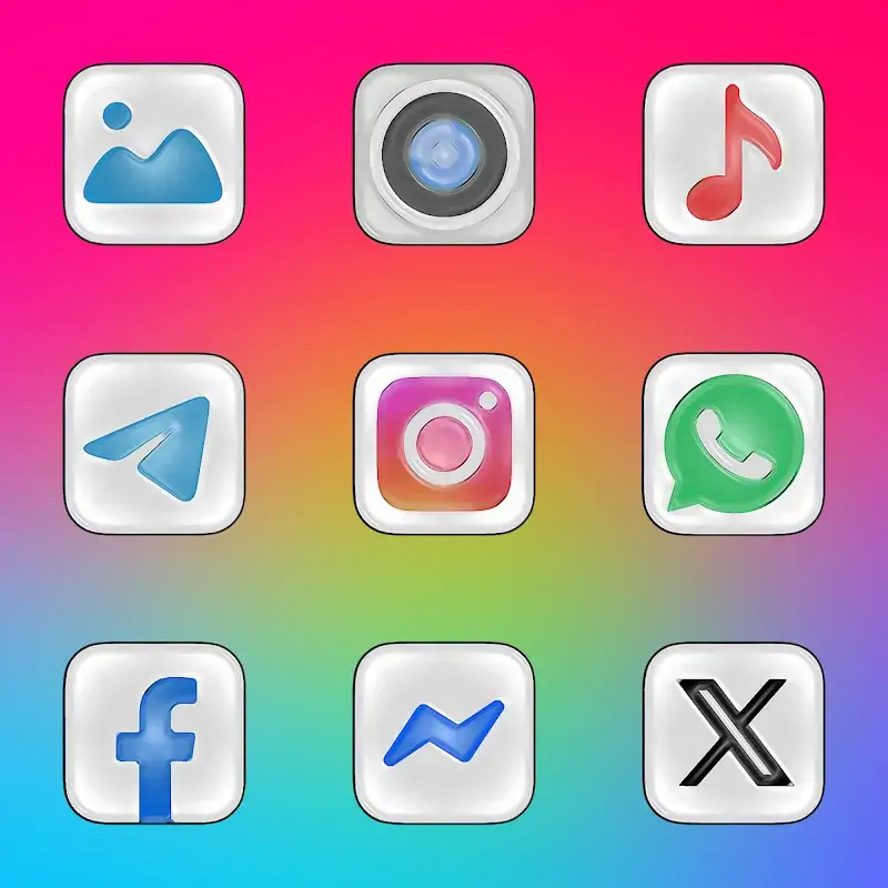 Glossy - Icon Pack v3.2 APK (Full Version) - screenshot 2