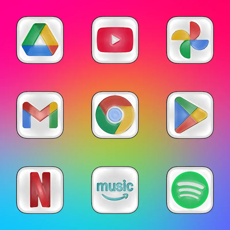 Glossy - Icon Pack v3.2 APK (Full Version) - screenshot 3