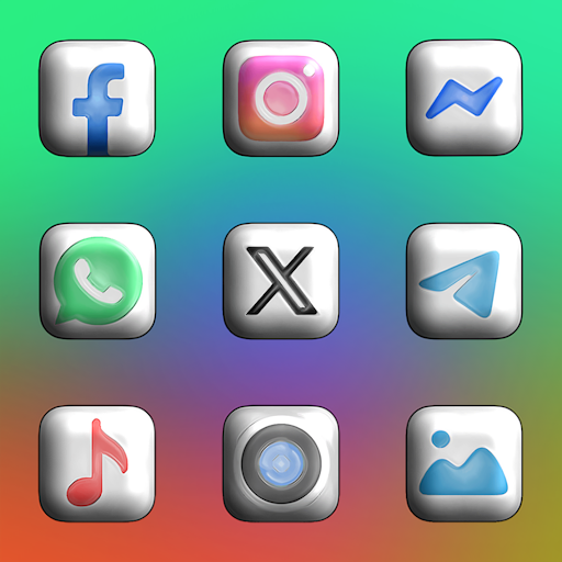 Glossy 3D Icon Pack - screenshot 2