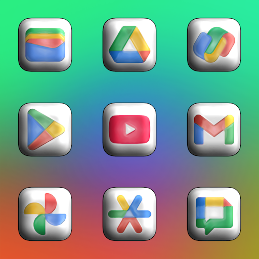 Glossy 3D Icon Pack - screenshot 3
